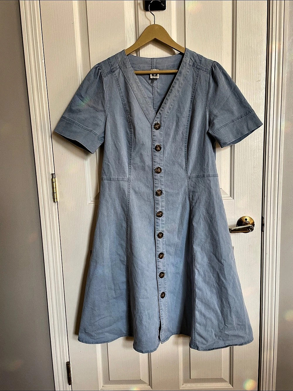 Anne Klein Denim Mini Dress